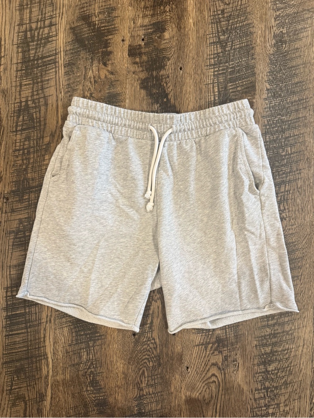 H&M Light Gray Drawstring Athletic Shorts